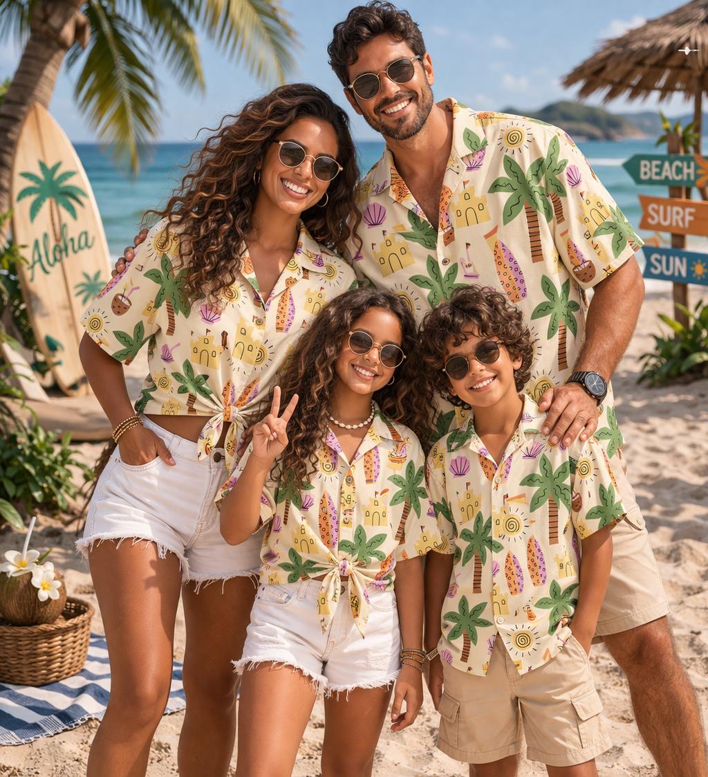 Parent Of Plant - Camicia Hawaiana per Bambini con Stampa